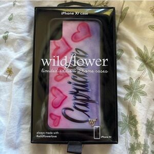 wildflower capricorn airbrush iphone xr case⋆.ೃ࿔*:･🧸